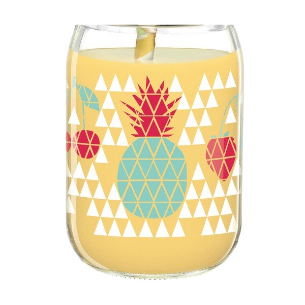 Pahar din sticlă cu pai și capac Ritzenhoff Kathrin Stockebrand Pineapple, 445 ml-image-3