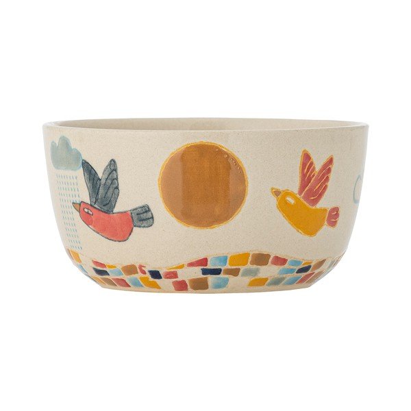 Bol pentru copii crem din gresie ø 12 cm Colorine – Bloomingville Mini