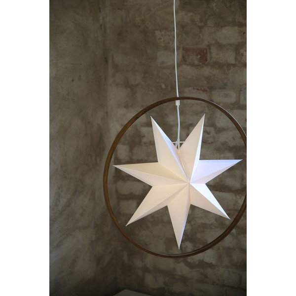 Decorațiune luminoasă albă/maro ø 50 cm Speranza – Markslöjd-image-1