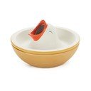 Bol mic galben/alb pentru servire din ceramică 250 ml Hungry Bird – Balvi
