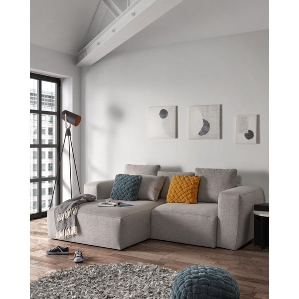 Pernă pentru canapea La Forma 70 x 50 cm, gri deschis-image-4