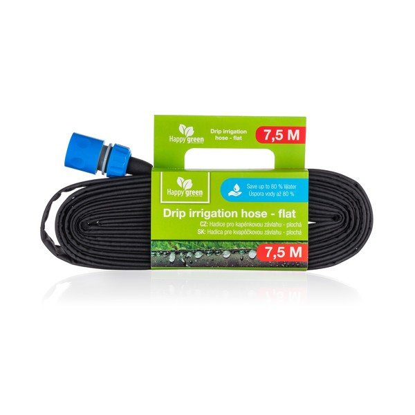 Furtun plat de 7,5 m cu scurgeri de apă - Happy Green-image-2