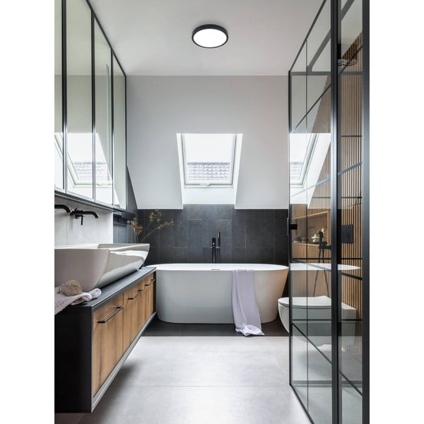 Plafonieră neagră LED FUEVA 5 – EGLO-image-2