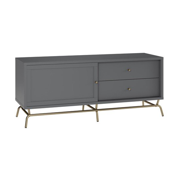 Masă TV gri 150x62 cm Madison - Støraa-image-2