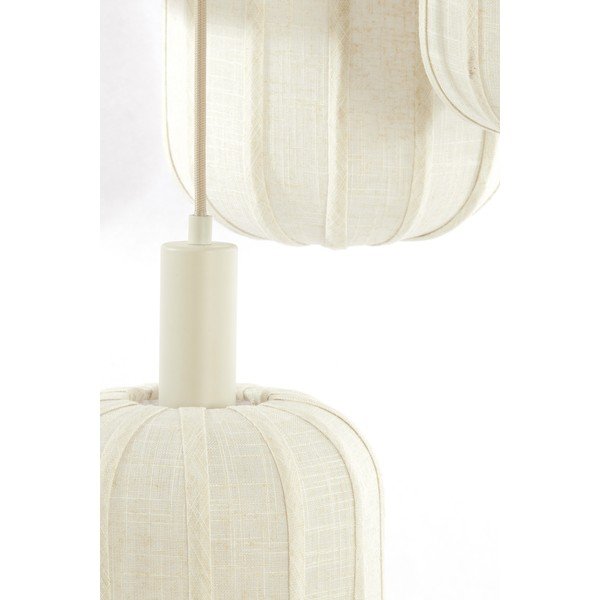 Lustră crem cu abajur textil ø 50 cm Tufia – Light & Living-image-2