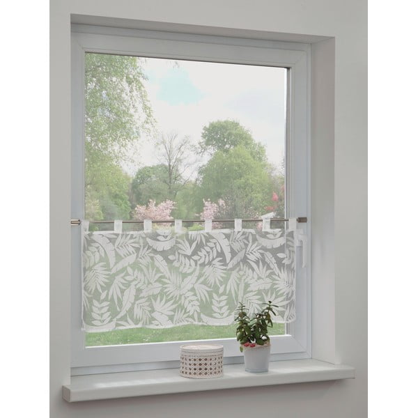 Perdea albă-gri 120x45 cm Calista – Sehlbach-image-1