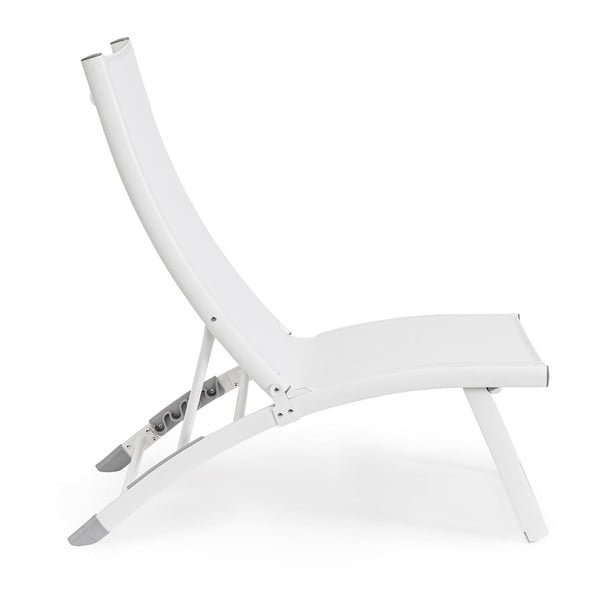 Șezlong de grădină alb din metal Taylor   – Bizzotto-image-2
