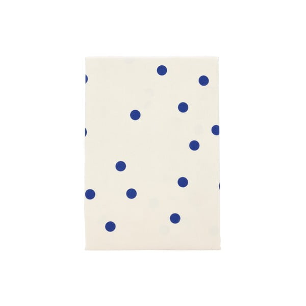 Lenjerie de pat albastră-crem din bumbac satinat pentru pat de o persoană 140x200 cm Solaris – Södahl-image-3