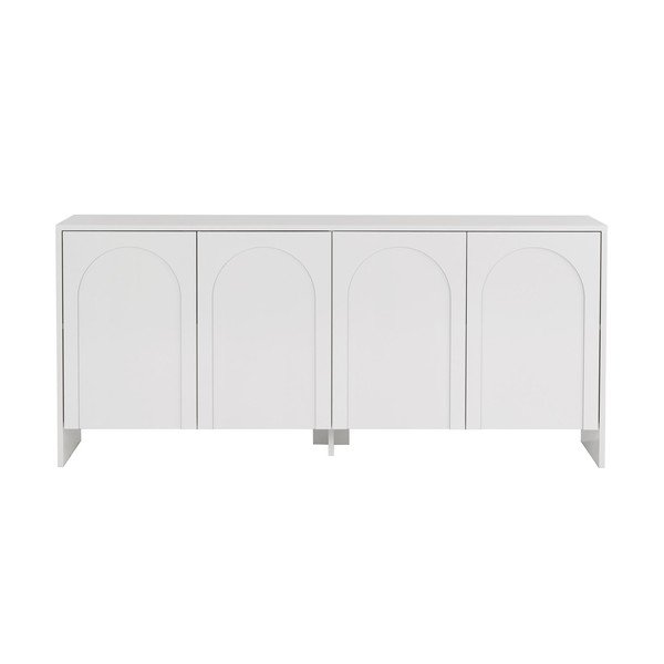 Comodă albă 180x80x45 cm Arlen  – Kalune Design-image-3