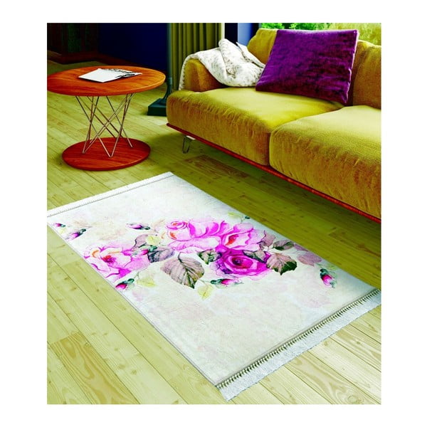 Covor pentru copii Aquarela Pink, 80 x 150 cm
