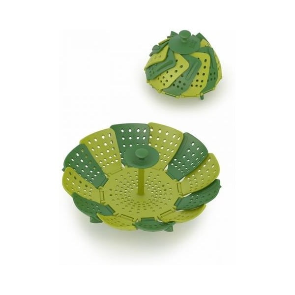 Steamer / sită pentru gătit cu aburi Joseph Joseph Lotus Plus, verde-image-2