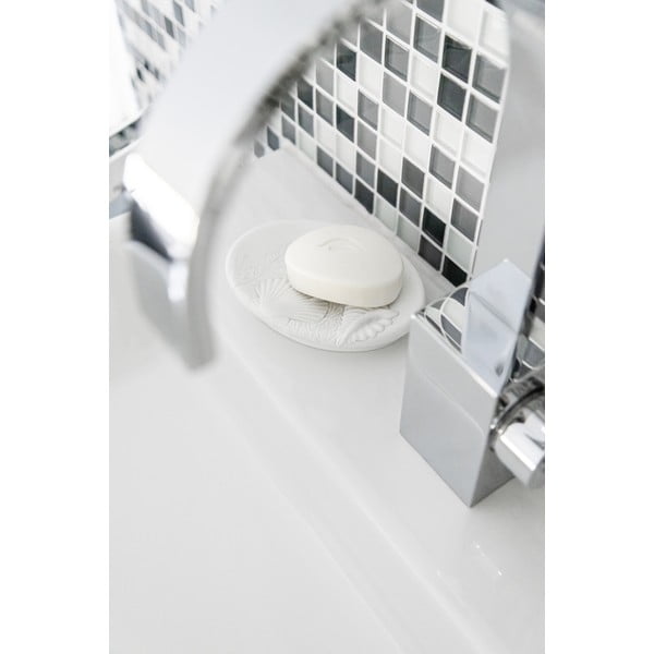 Săpunieră albă din polirășină Maloto – Wenko-image-1