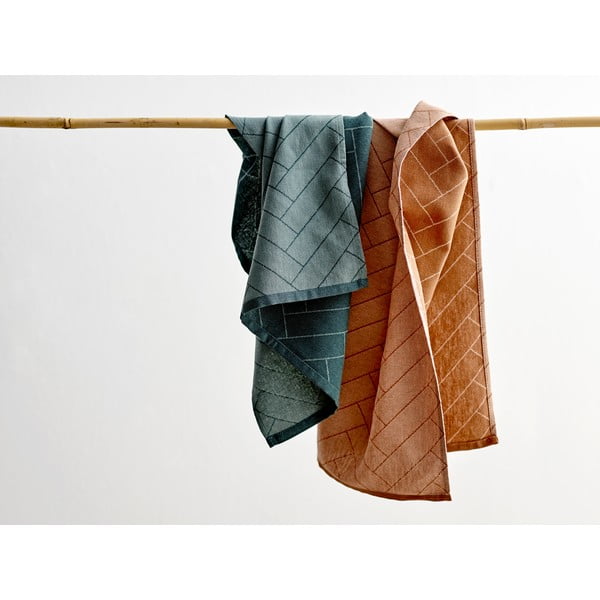 Prosop din bumbac pentru bucătărie Södahl, maro, 50 x 70 cm-image-1