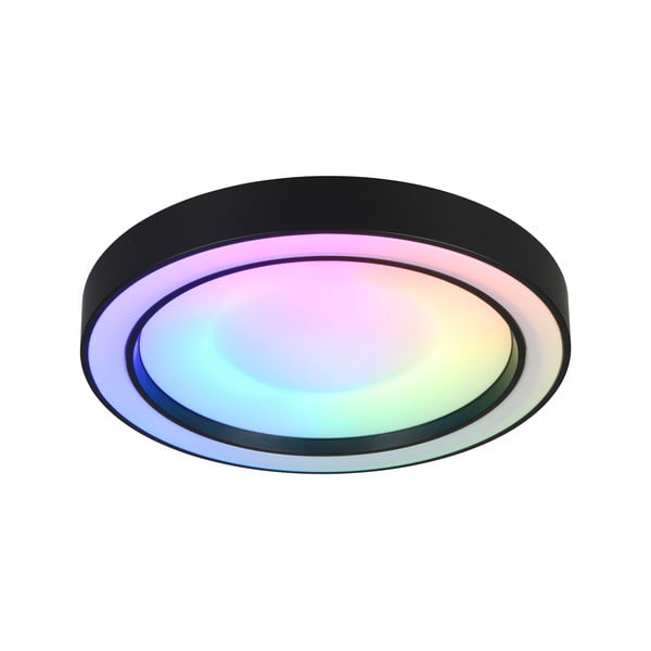 Plafonieră neagră-albă LED ø 40 cm Arco – Reality-image-2