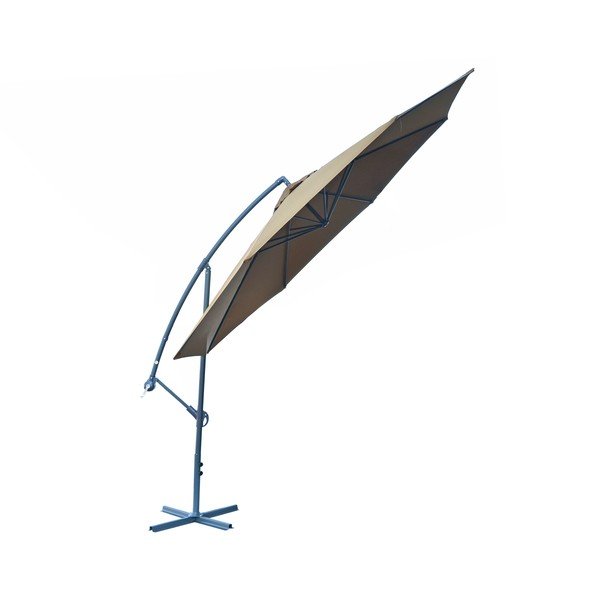Umbrelă de soare maro ø 350 cm - Rojaplast-image-2