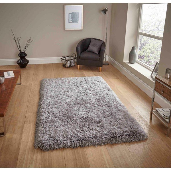 Covor Think Rugs Polar, 60 x 120 cm, gri deschis-image-2