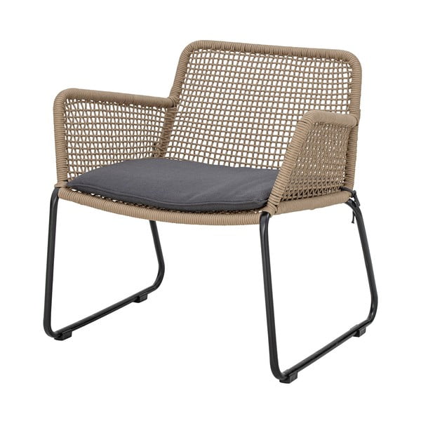 Fotoliu de grădină gri-bej Mundo – Bloomingville-image-4