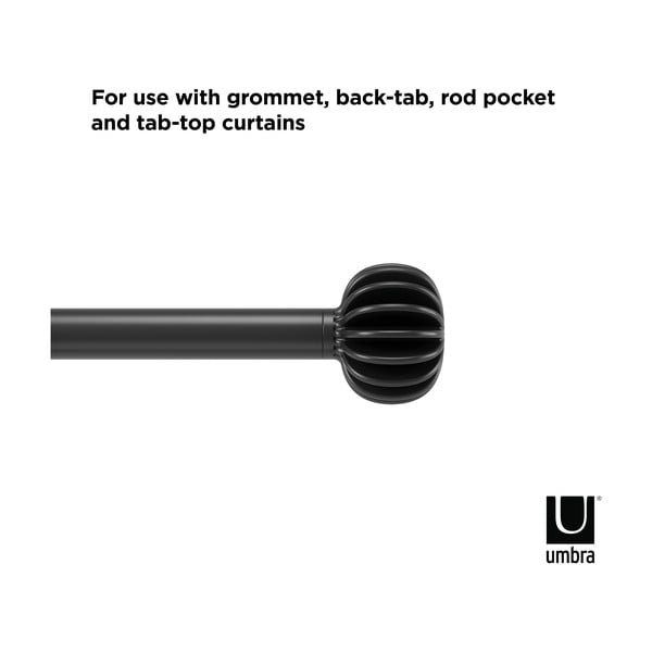 Galerie de perdea extensibilă 107-305 cm din oțel Finn – Umbra-image-4