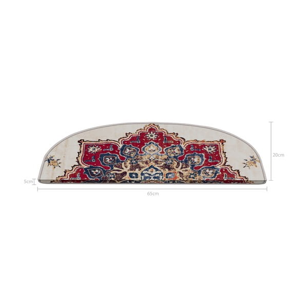 Covorașe pentru scări 16 buc. 20x65 cm Floral Path – Vitaus-image-2