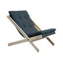 Fotoliu pliabil Karup Design Boogie Raw/Petroleum