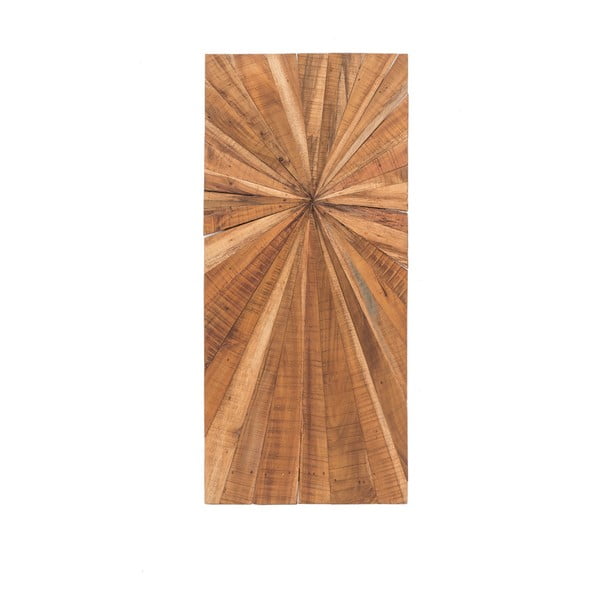 Decorațiune din lemn pentru perete WOOX LIVING Sun, 100 x 45 cm