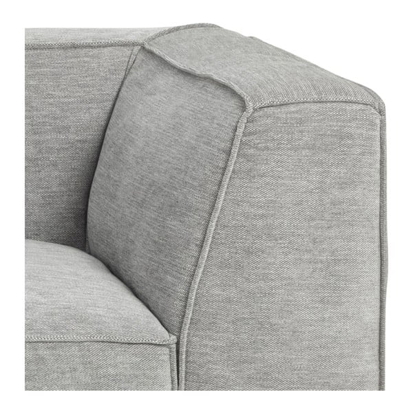 Colțar modular Bonami Selection Fairfield, colț pe stânga, 266 cm, gri deschis-image-1