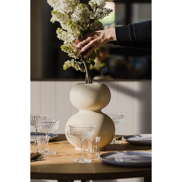 Vază bej din ceramică (înălțime 36 cm) Tuga – noo.ma-image-2