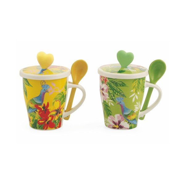 Set 2 căni Villa d'Este Newborne Tropicali