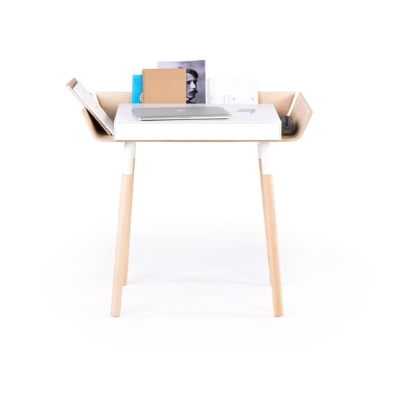 Birou cu 1 sertar EMKO My Writing, alb-image-2