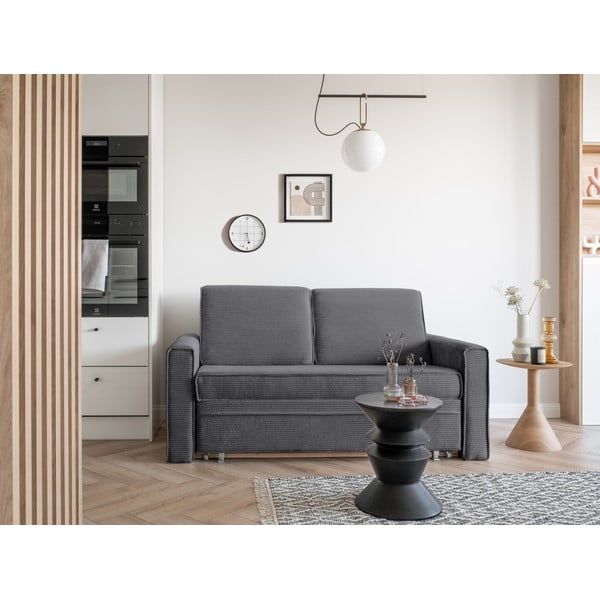 Canapea gri extensibilă 168 cm Lucky Lucy – Miuform-image-1