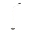 Lampadar argintiu LED (înălțime 160 cm) Moreno – Reality