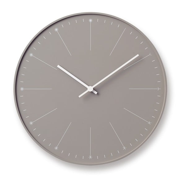 Ceas de perete Lemnos Clock Dandelion, ⌀ 29 cm, bej
