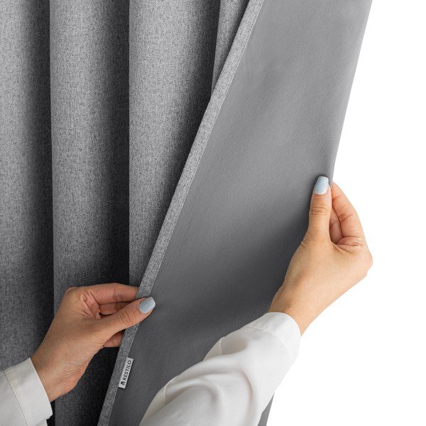 Draperie gri blackout 140x250 cm Corita – Restilo-image-4