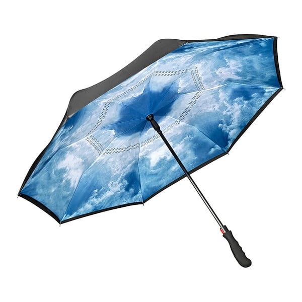 Umbrelă golf Von Lilienfeld Hamburg Sky FlicFlac, albastru
