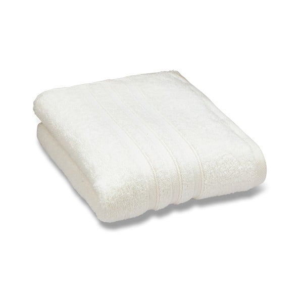 Prosop crem din bumbac din frotir 90x140 cm Zero Twist – Catherine Lansfield