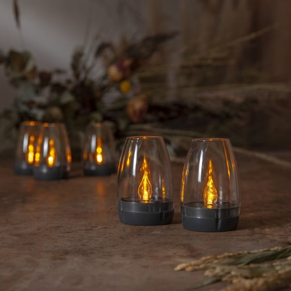 Set de 2 decorațiuni luminoase solare cu LED-uri Star Trading Tropea-image-1