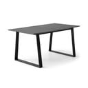 Masă de dining neagră extensibilă cu blat negru 90x165 cm Meza – Hammel Furniture