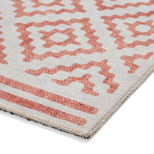 Covor portocaliu lavabil 152x230 cm Coral Orange – Think Rugs-image-4