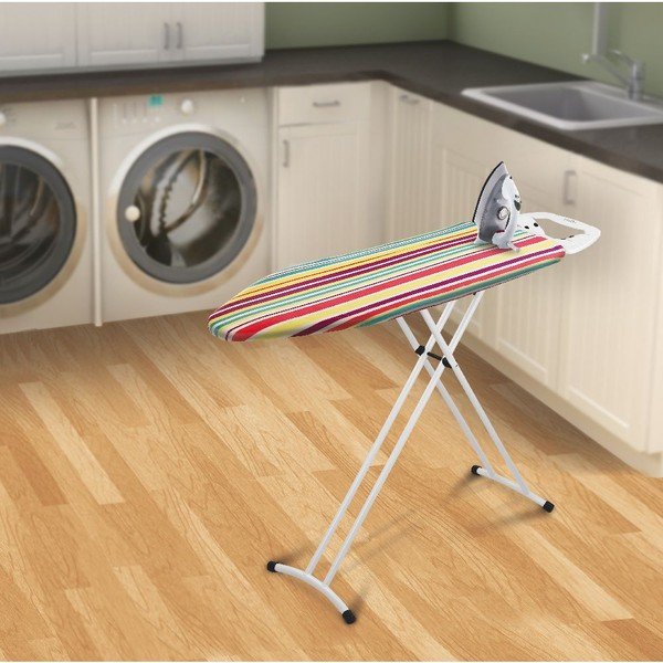 Masă de călcat cu picioare antiderapante Bonita Stripes-image-1