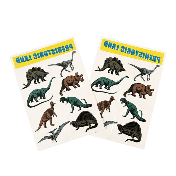 Set 2 file cu tatuaje temporare Rex London Prehistoric Land-image-2