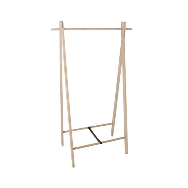 Suport pentru haine în culoare naturală deschisă din lemn de stejar 89x151x52 cm Daiki – Yes Everyday