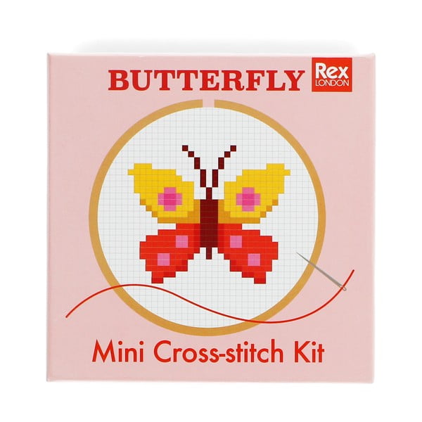 Set creativ Cross-stitch Kit Butterfly – Rex London