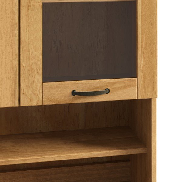 Vitrină în culoare naturală deschisă din lemn de pin 86x181,5x37 cm Teramo – Støraa-image-3