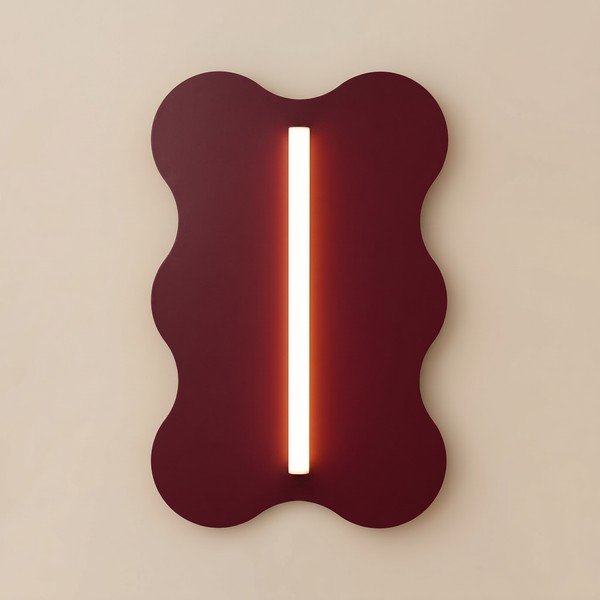 Aplică de perete burgundy din metal KLOVER – Thoro-image-2