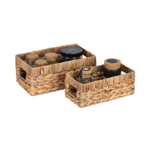 Coșuri de depozitare 2 buc. din zambilă de apă 16x26x11 cm Cynthia – Wenko