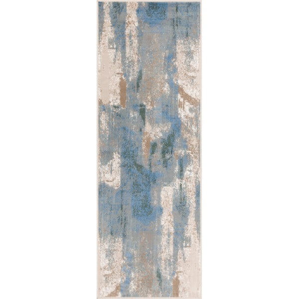 Covor tip traversă albastru deschis 70x200 cm Sensi Zashi – FD