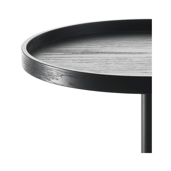 Măsuță de cafea Tomasucci Ambrogio, ⌀ 46 cm, negru-image-2