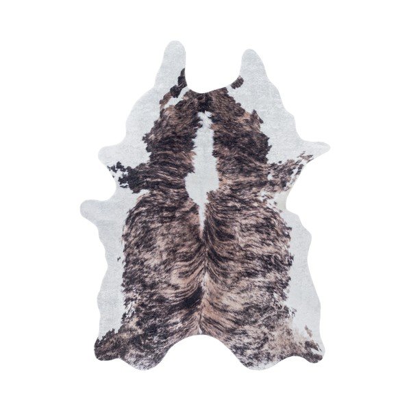 Covor din piele maro închis sintetic 100x135 cm Etosha – Ayyildiz Carpets