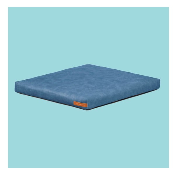 Saltea albastră pentru câini din piele ecologică 40x50 cm SoftPET Eco S - Rexproduct-image-1