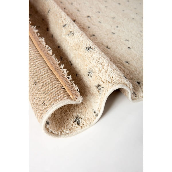 Covor negru/crem 200x290 cm Dottie Black – Universal-image-1